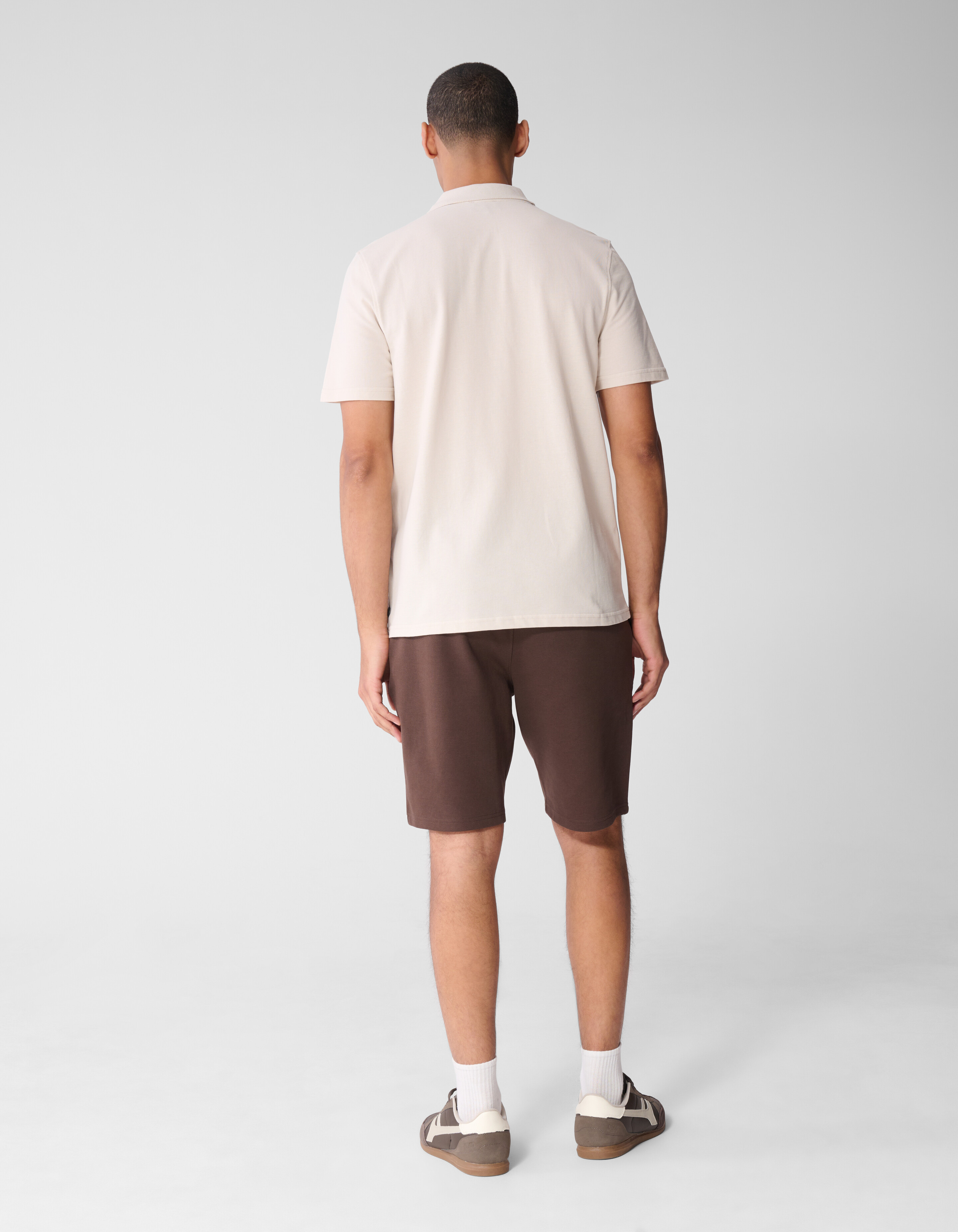 Pique-Shorts Dunkelbraun SHOEBY MEN