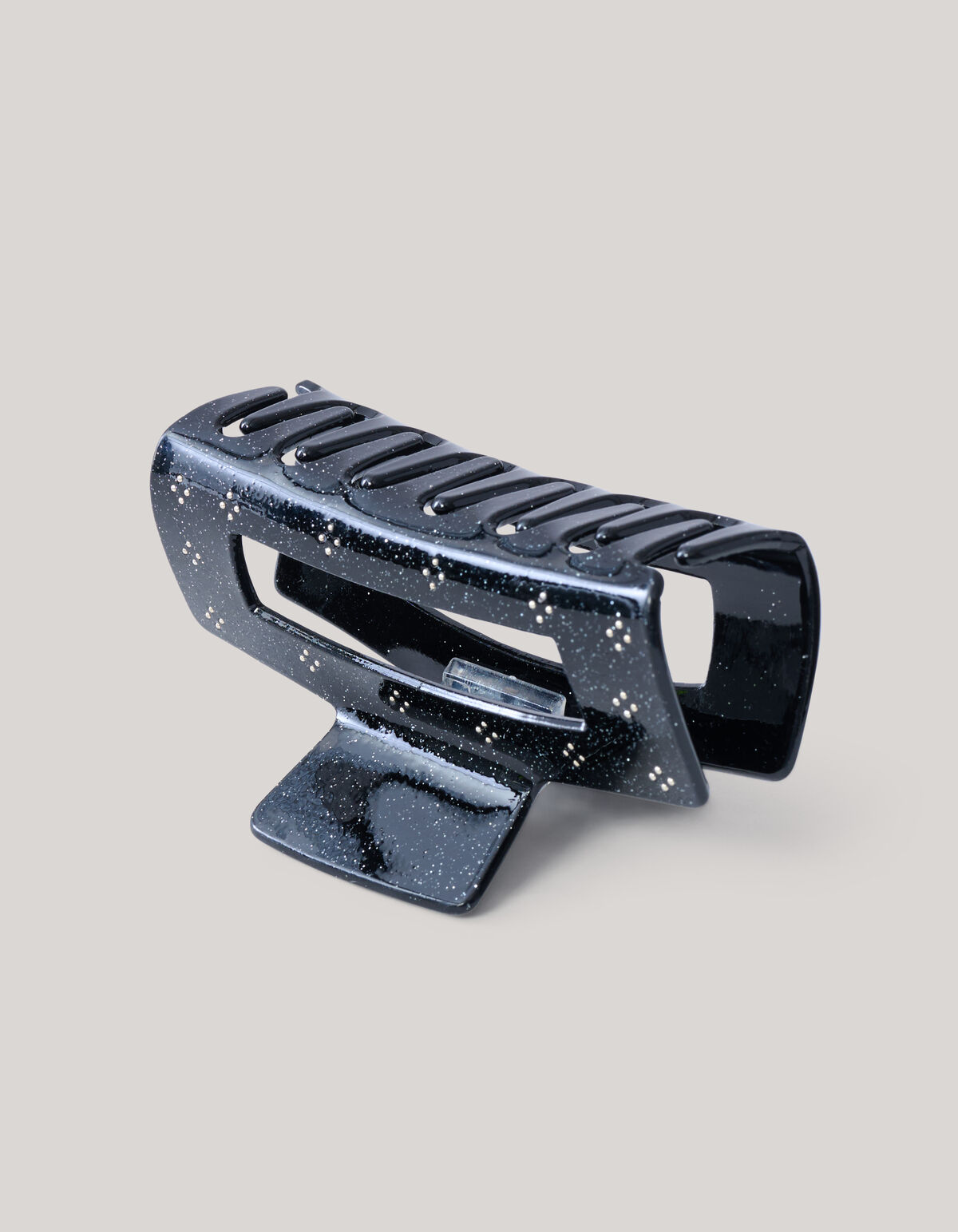 Rhinestone Hair Clip Black SHOEBY ACCESSOIRES