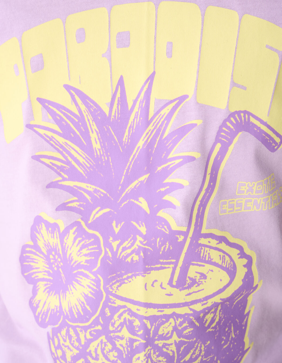 Paradise Artwork T-Shirt Helllila SHOEBY GIRLS