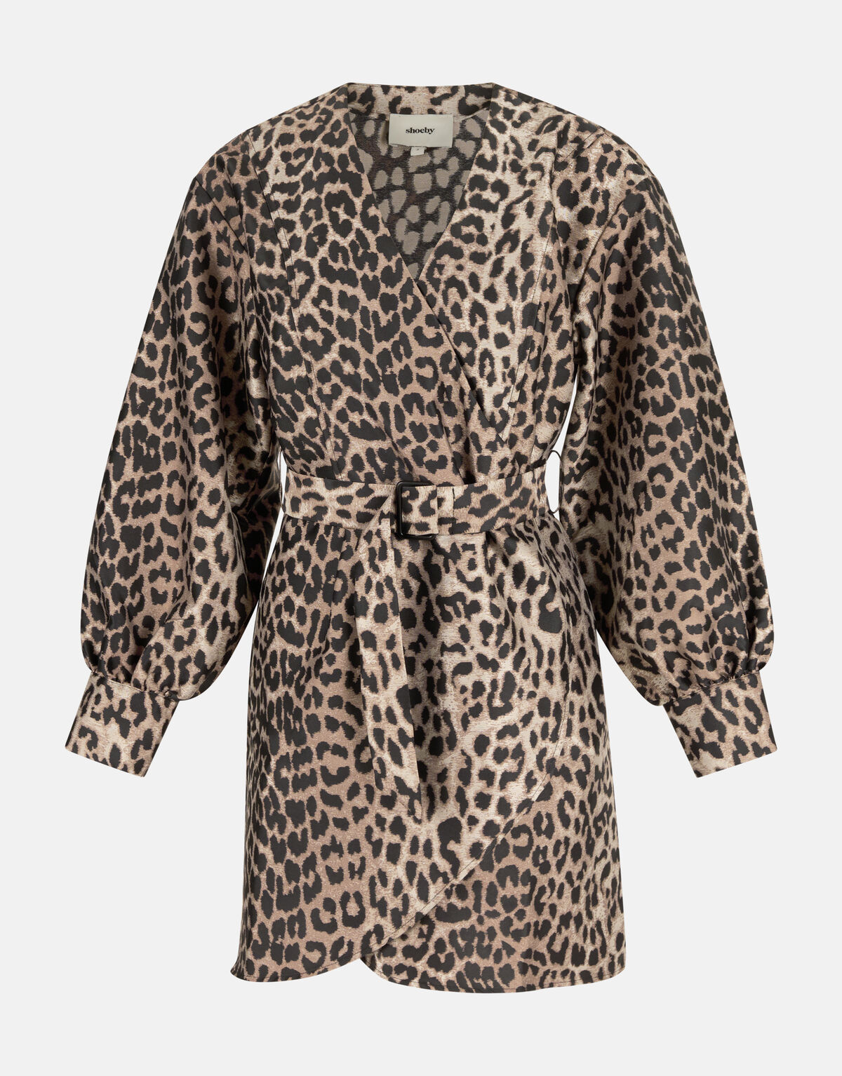 Leopard-Jacquard-Kleid Braun SHOEBY WOMEN