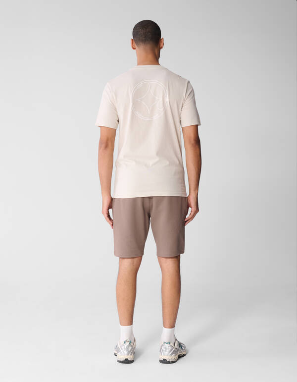 Line Artwork T-Shirt Hellgrau SHOEBY MEN