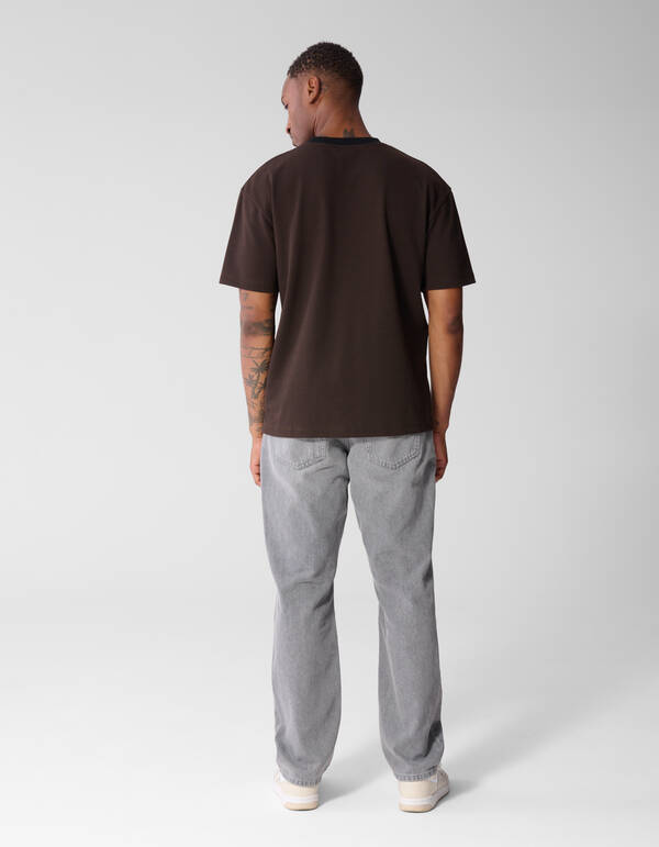 Modern Straight Fit Jeans Hellgrau L34 SHOEBY MEN