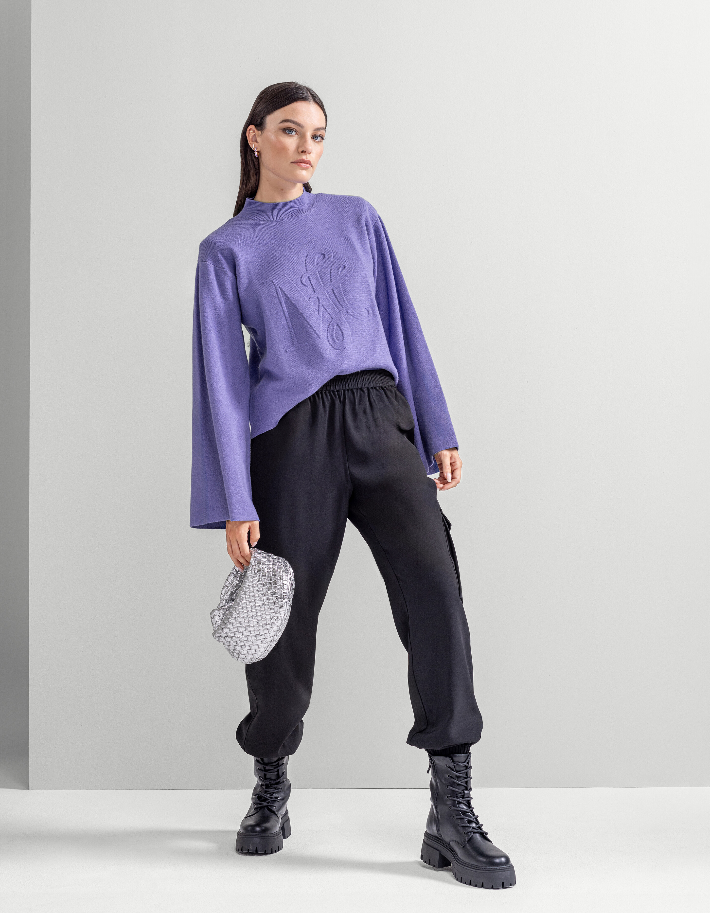 Artwork Pullover Lila von Mieke SHOEBY WOMEN