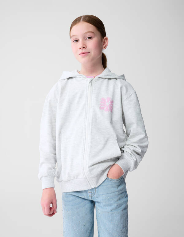 Blume Artwork Weste Hellgrau SHOEBY GIRLS