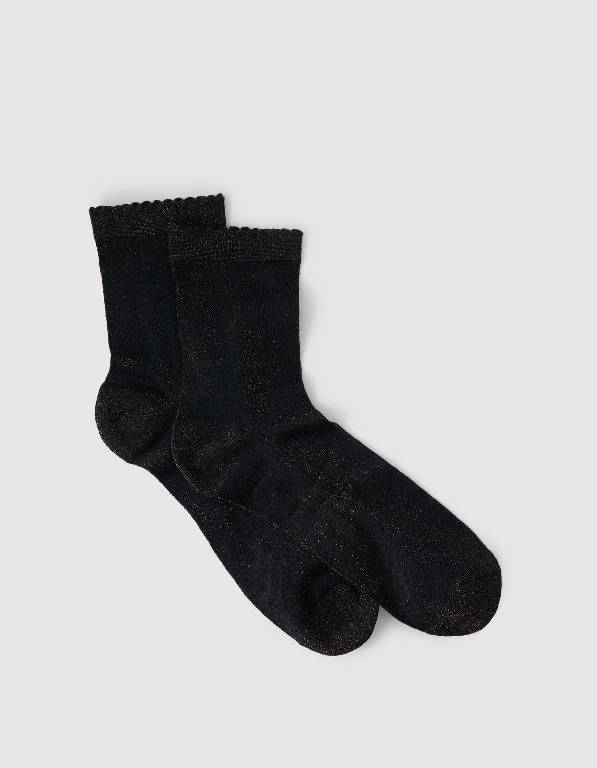 Glitzer-Socken Braun SHOEBY ACCESSOIRES