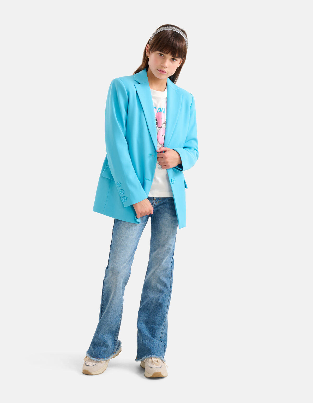 Basic Blazer Blau SHOEBY GIRLS