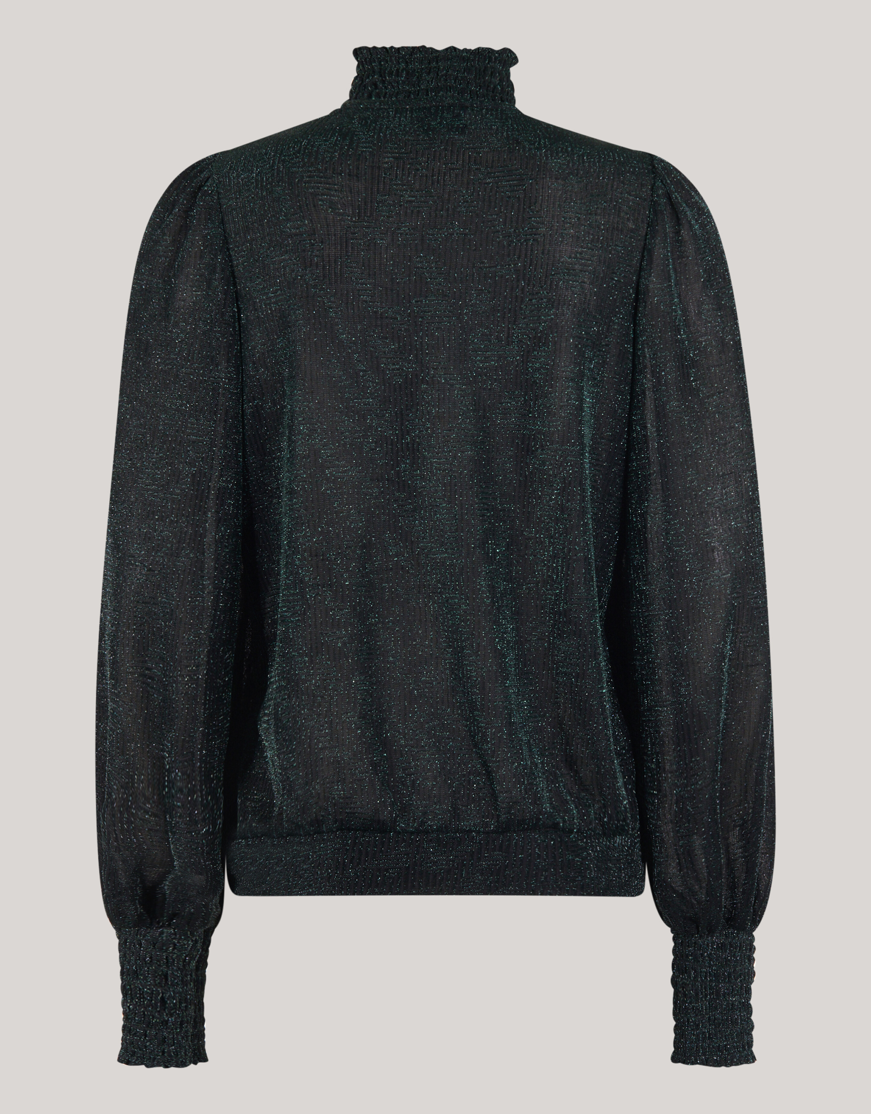 Lurex Top Dunkelgrün SHOEBY WOMEN