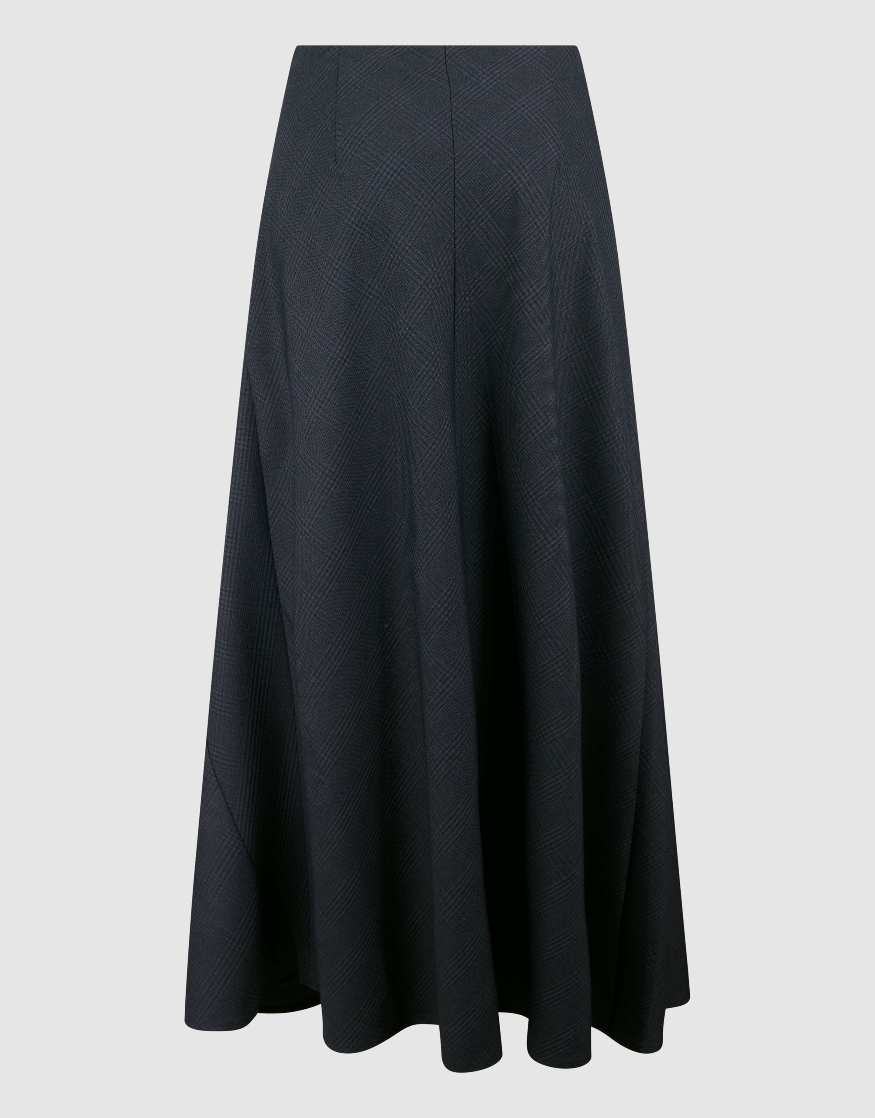 Maxirock mit Karomuster Dunkelgrau SHOEBY WOMEN