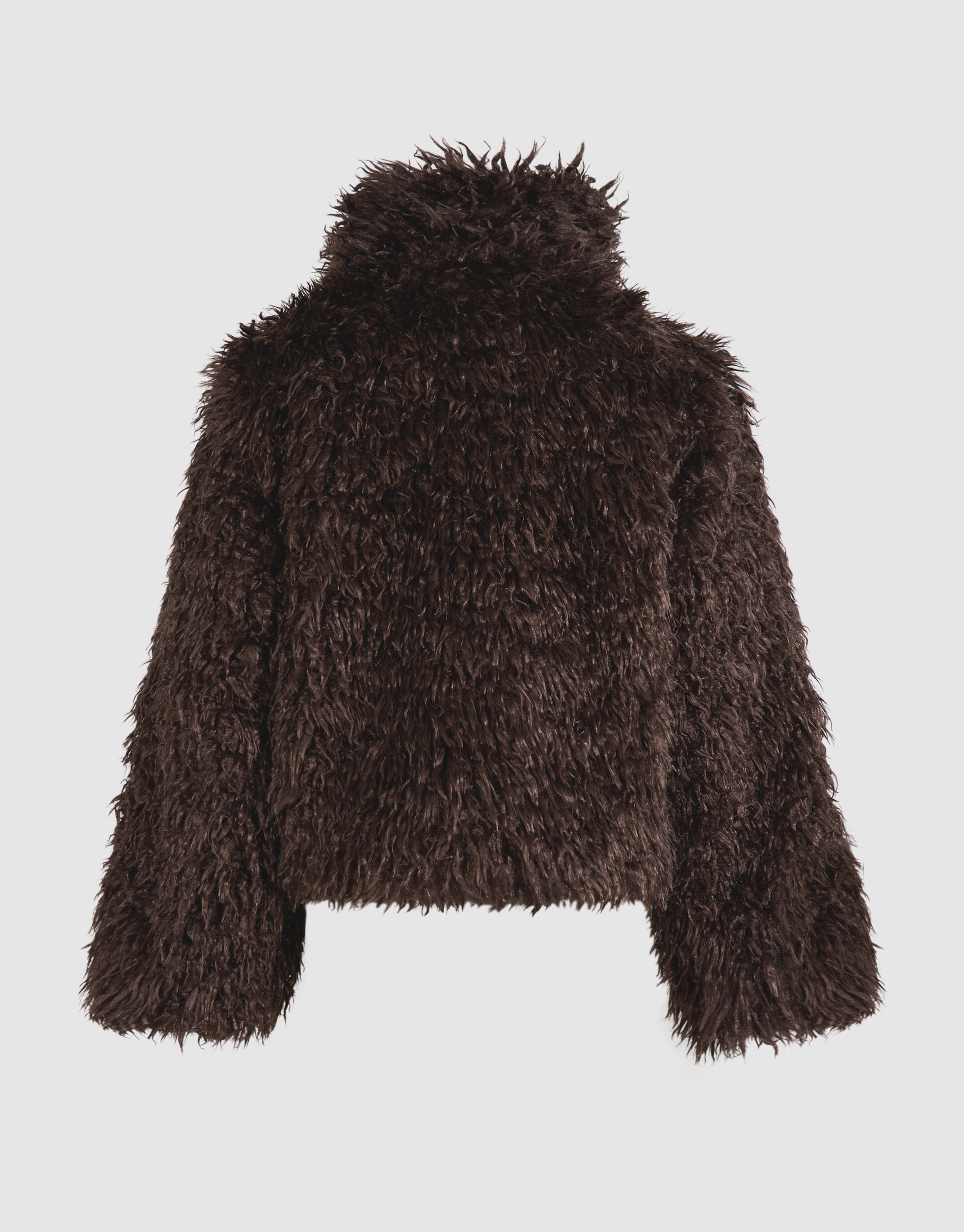Hairy Faux Fur Jacke Braun SHOEBY WOMEN