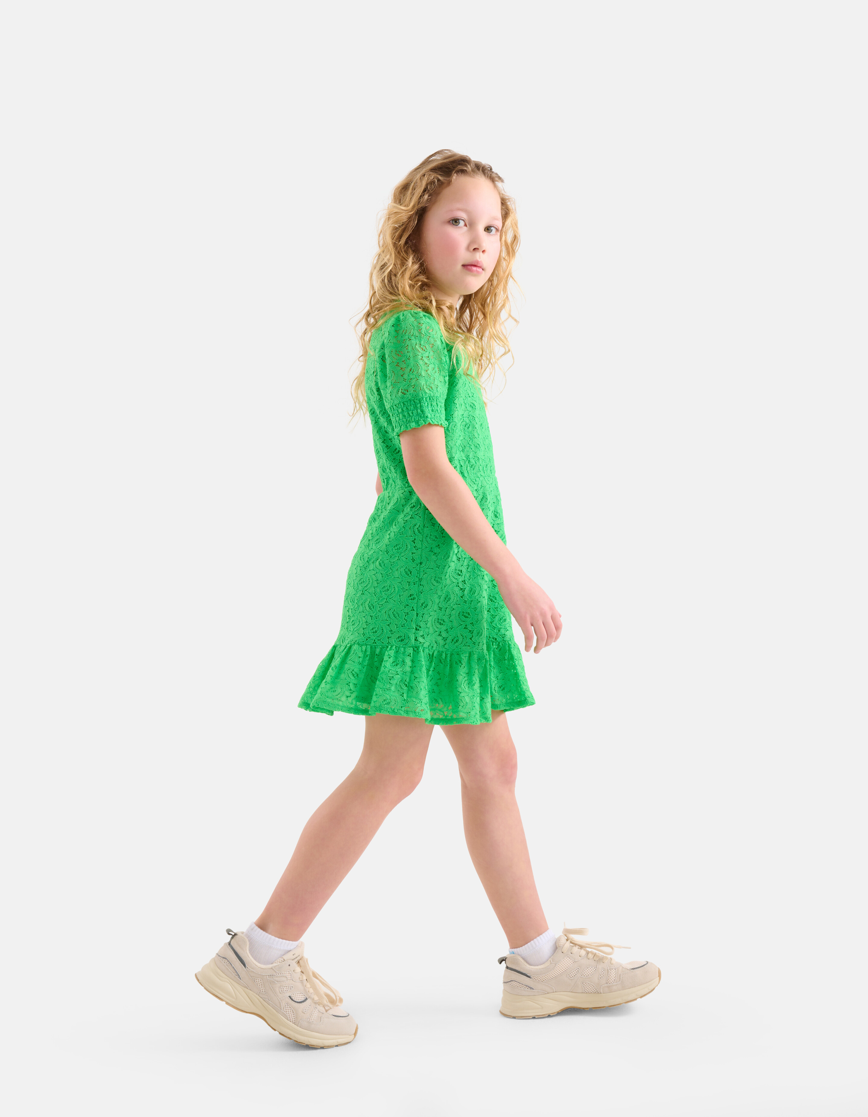 Spitzenkleid Grün SHOEBY GIRLS
