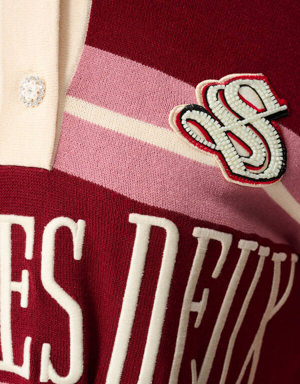 Oversized Rugby-Strickpullover Rosa SHOEBY WOMEN