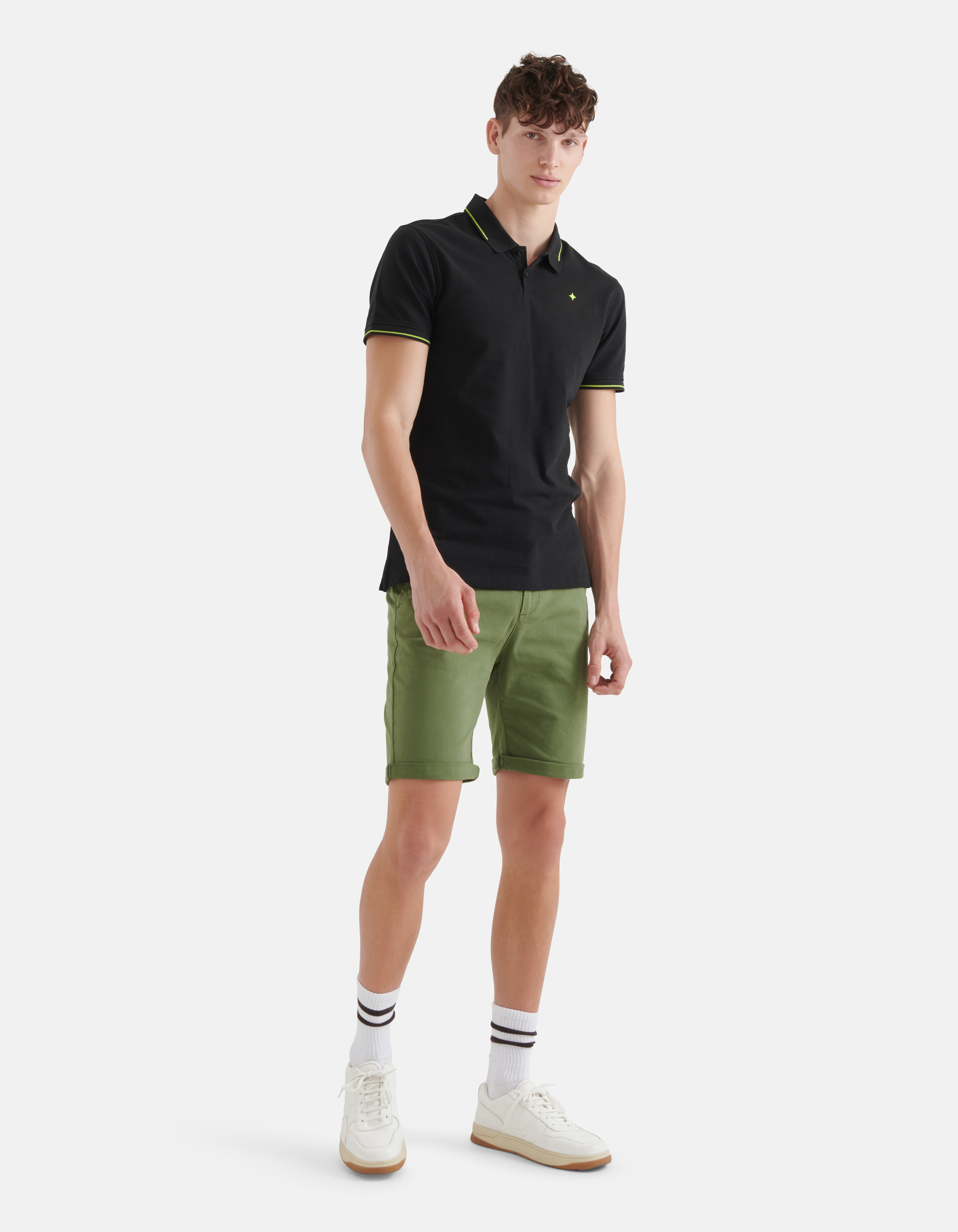 Basic Polo Schwarz SHOEBY MEN