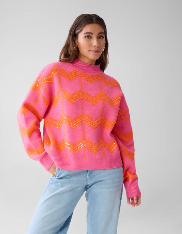 Paillettenpullover Rosa By Furmey SHOEBY WOMEN