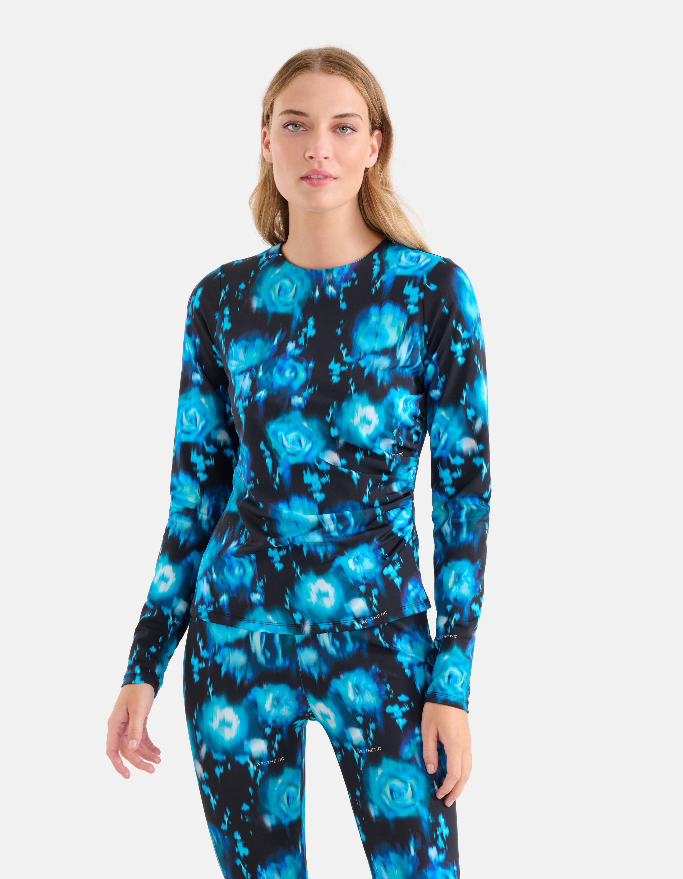 Bedrucktes Reisetop Blau SHOEBY WOMEN