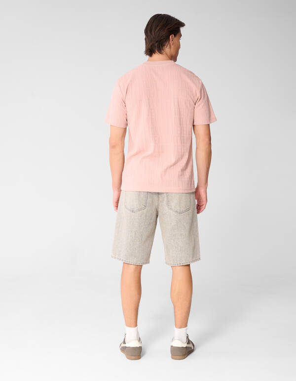 Eighty One Text T-Shirt Rosa SHOEBY MEN