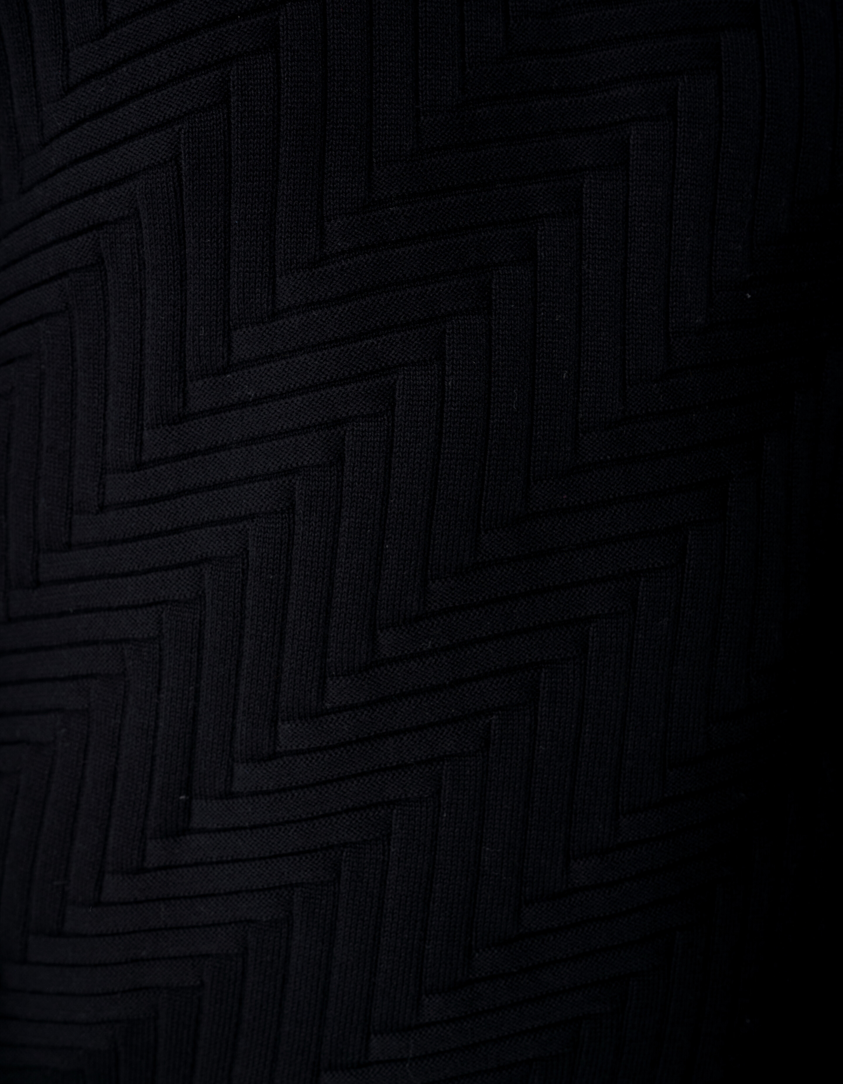 Strickpullover Struktur Schwarz SHOEBY MEN