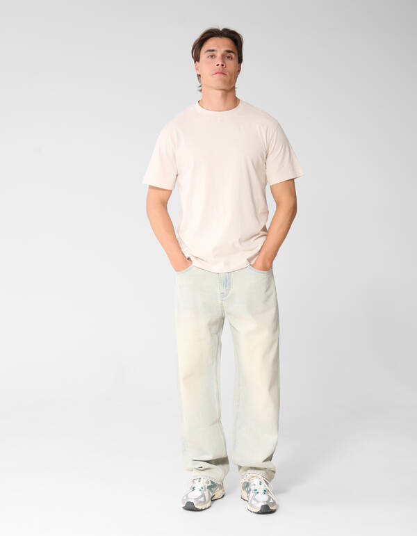 Baggy Fit Jeans Gebleicht L34 SHOEBY MEN