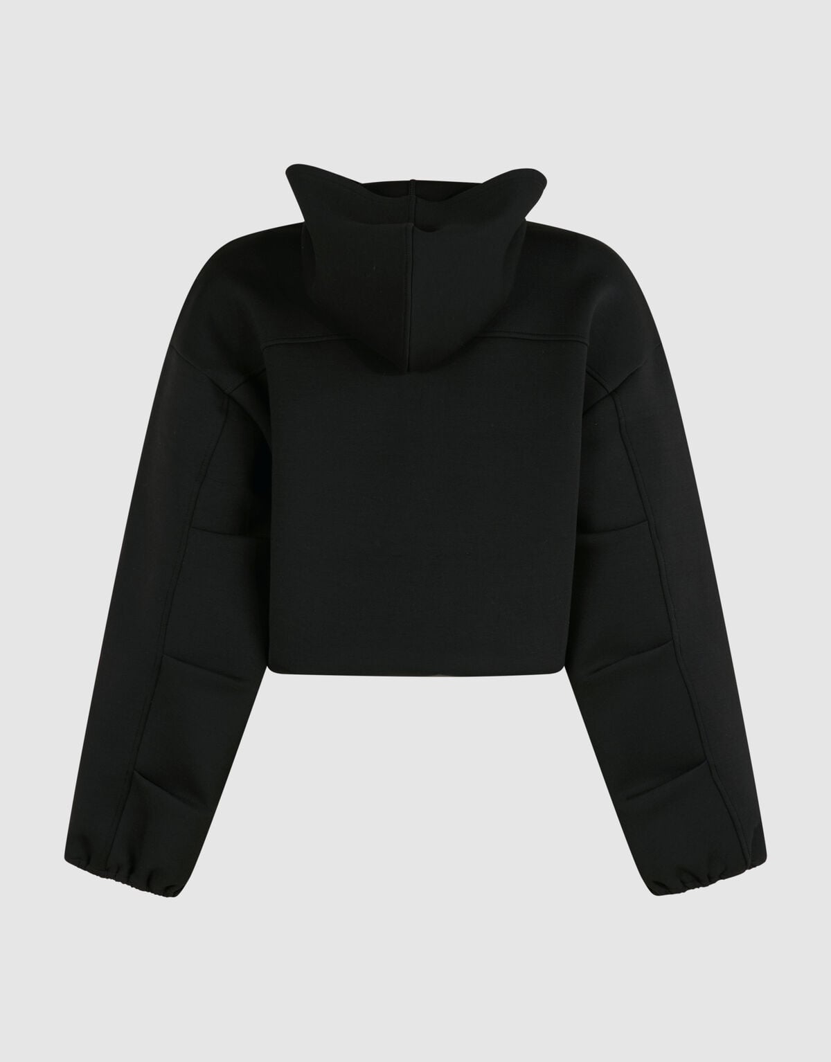Zipper Hood Strickjacke Schwarz SHOEBY WOMEN