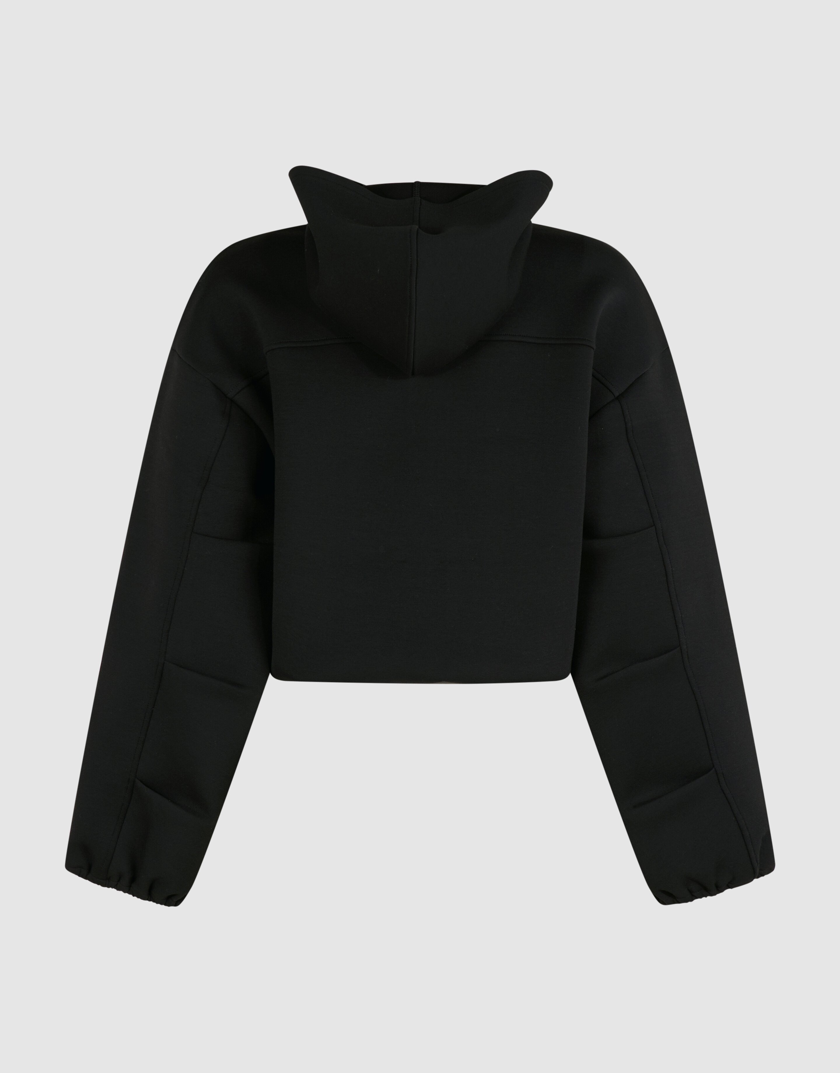 Zipper Hood Strickjacke Schwarz SHOEBY WOMEN