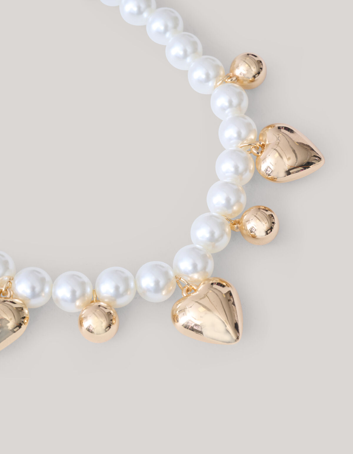 Perlenkette Gold SHOEBY ACCESSOIRES