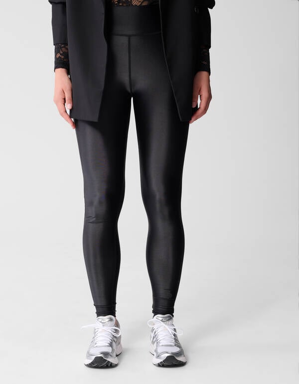 Glänzende Leggings Schwarz SHOEBY WOMEN