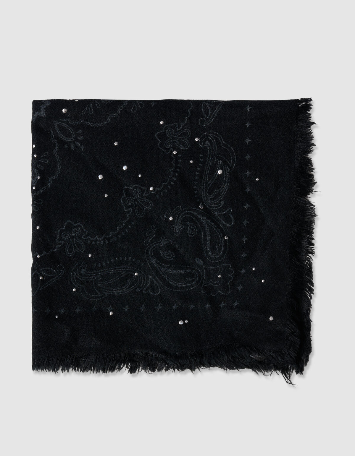 Verzierte Paisley-Schal Schwarz SHOEBY ACCESSOIRES