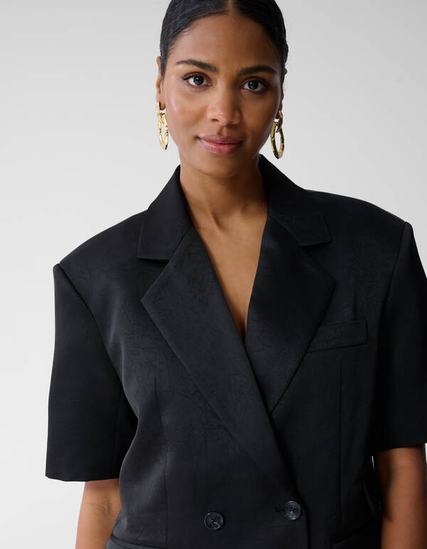 Kurzärmeliger Blazer Schwarz SHOEBY WOMEN