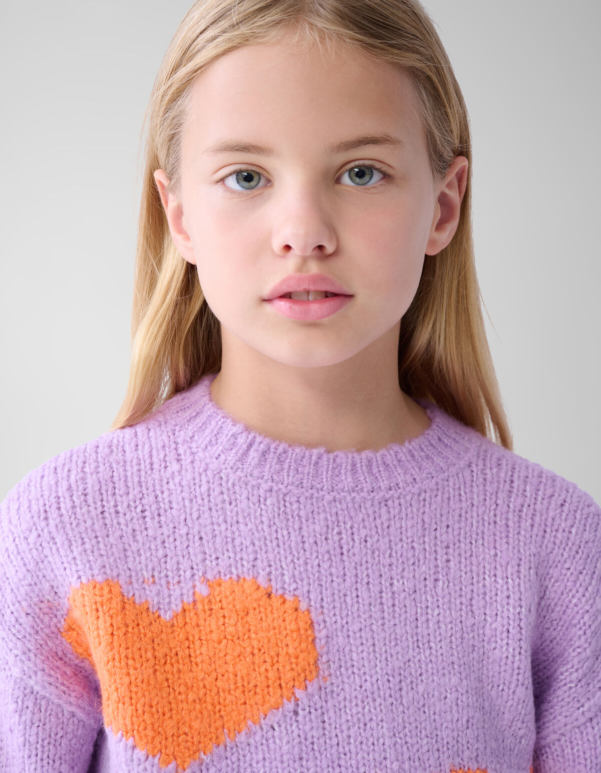 Fun Heart Pullover Lila SHOEBY GIRLS