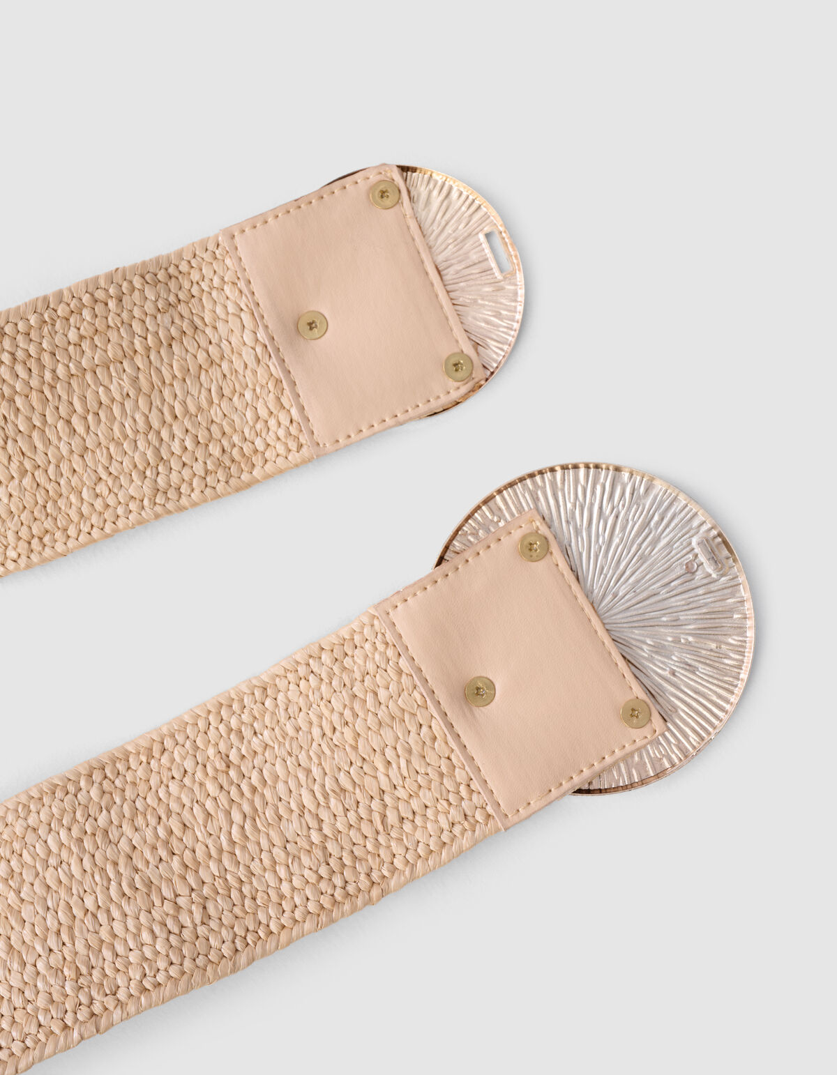 Geflochtener Gürtel Beige SHOEBY ACCESSOIRES