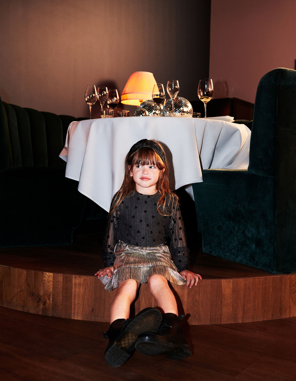 Mesh Top Schwarz SHOEBY GIRLS