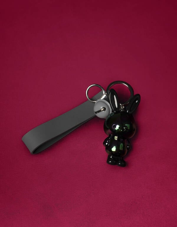 Hasen-Schlüsselanhänger, grau SHOEBY ACCESSOIRES