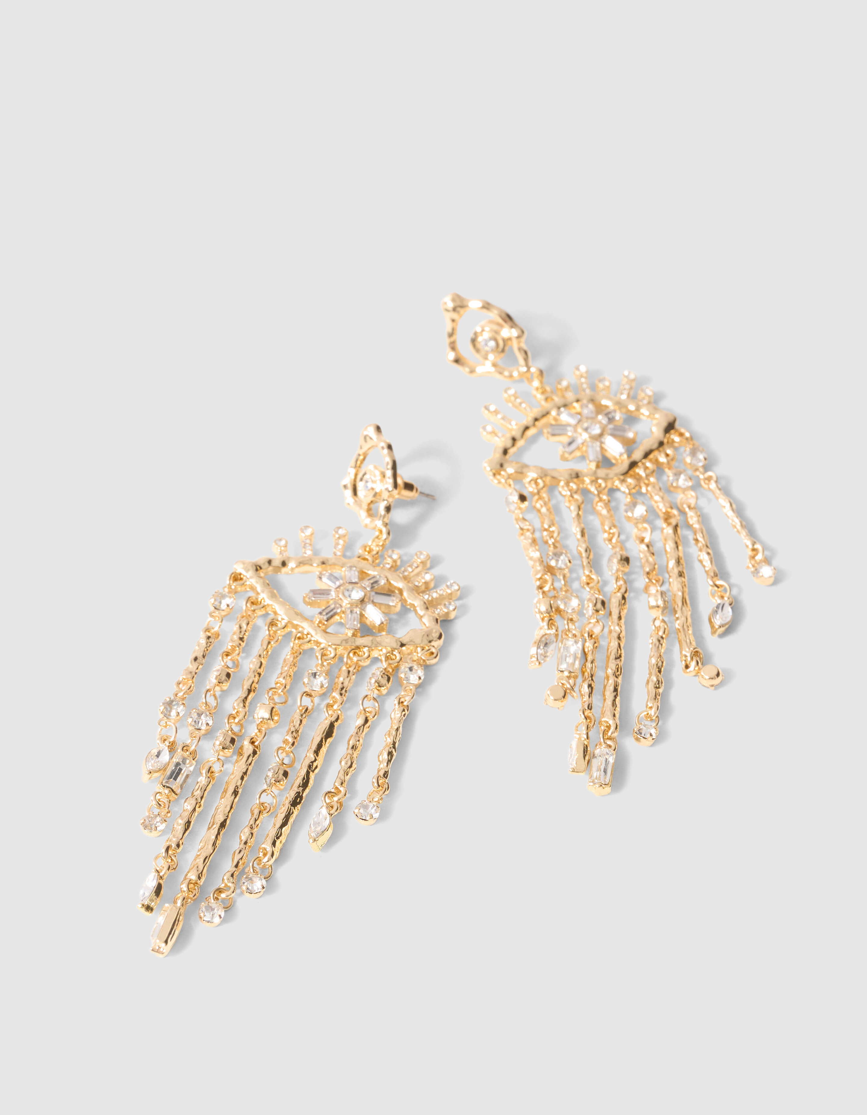 Sun Eye Ohrringe Gold SHOEBY ACCESSOIRES