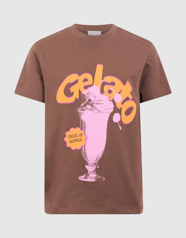 Gelato Artwork T-Shirt Braun SHOEBY GIRLS