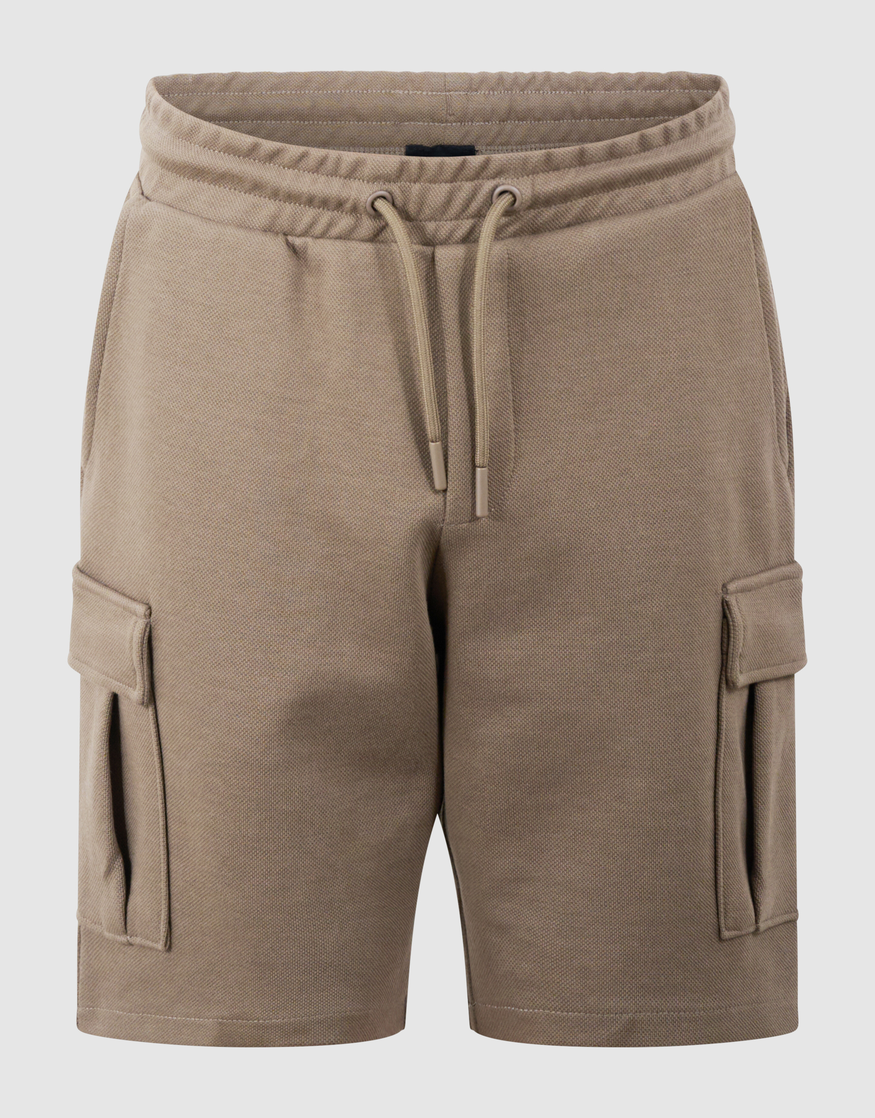 Cargo Piqu&eacute; Shorts Taupe SHOEBY BOYS