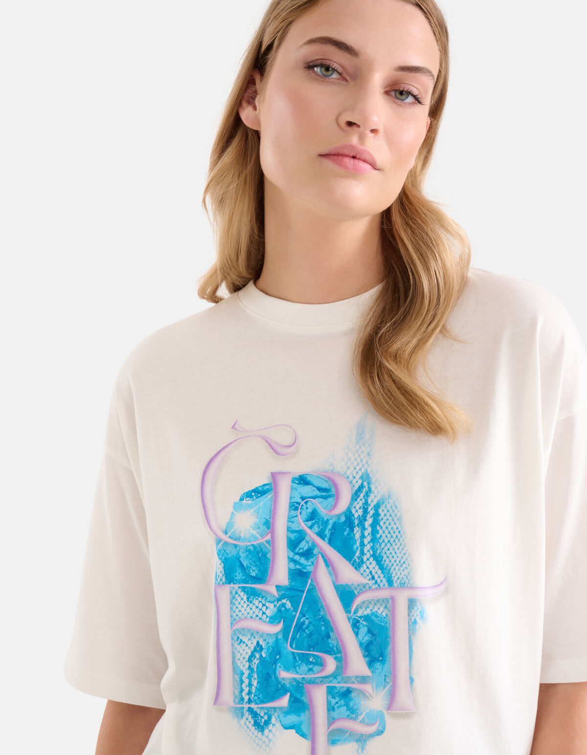 Artwork T-shirt Off White SHOEBY WOMEN