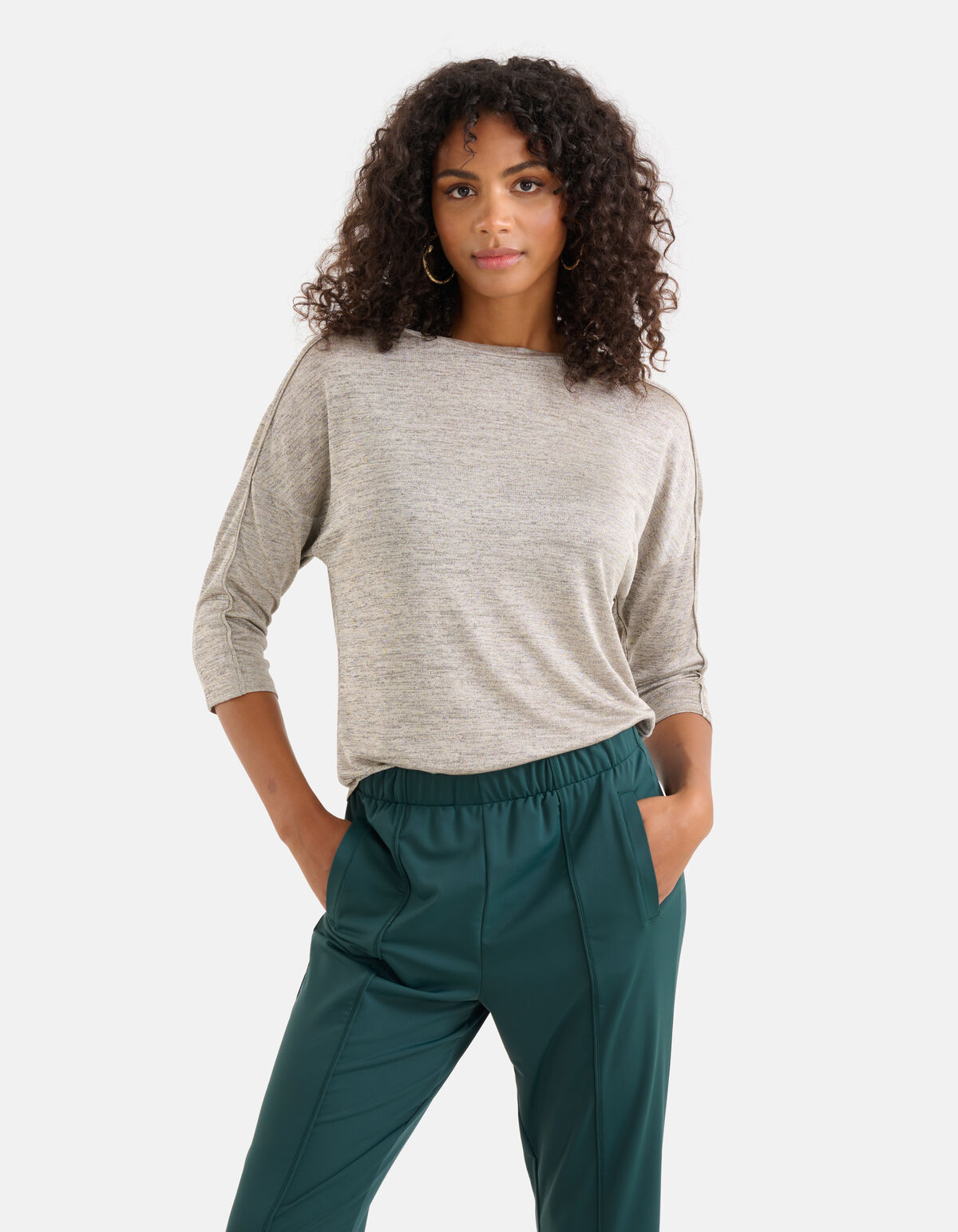 Struktur Top Hellgrau SHOEBY WOMEN