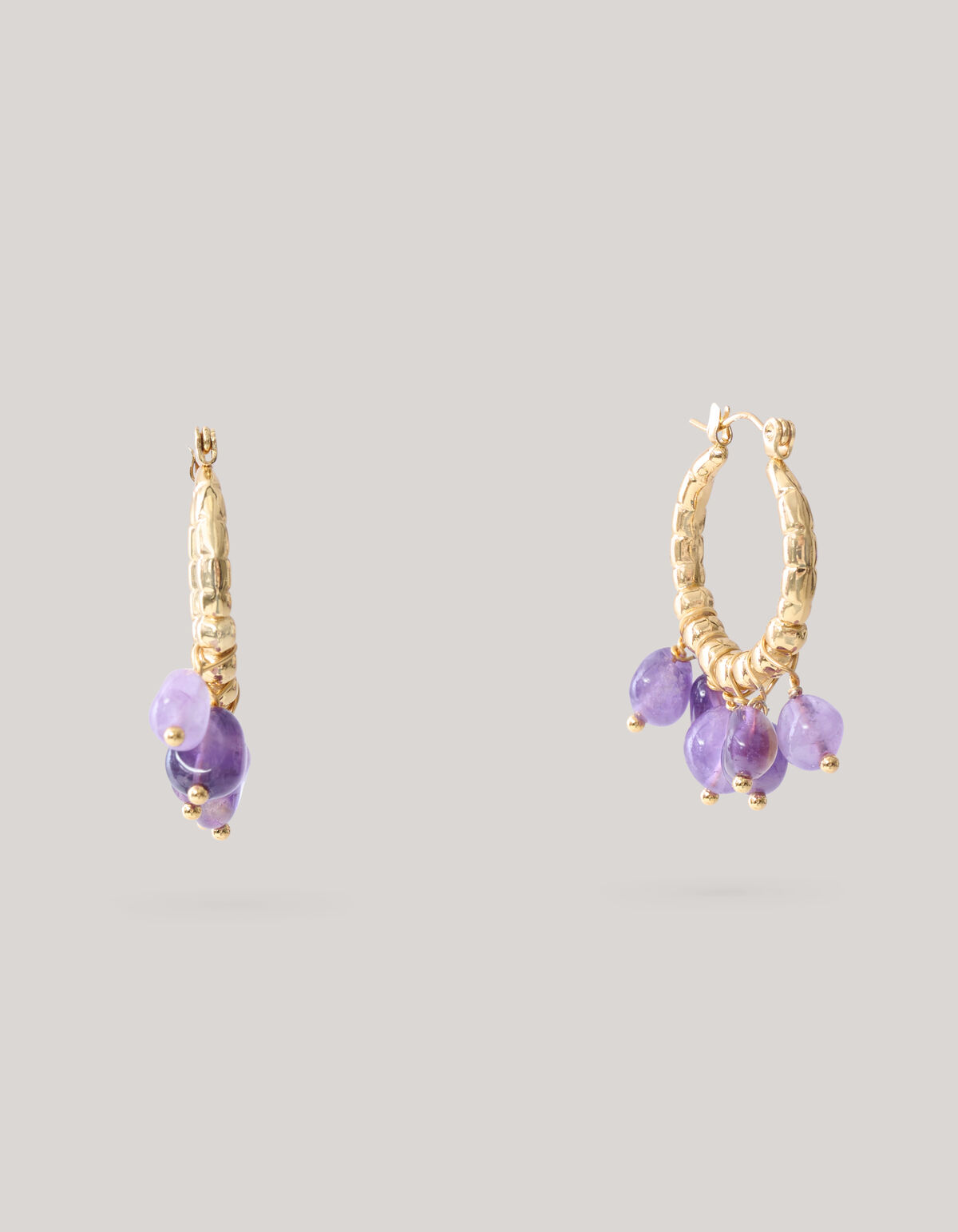 H&auml;ngende Perlen Ohrringe Gold SHOEBY ACCESSOIRES