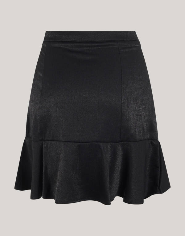 Satinminirock Schwarz SHOEBY WOMEN