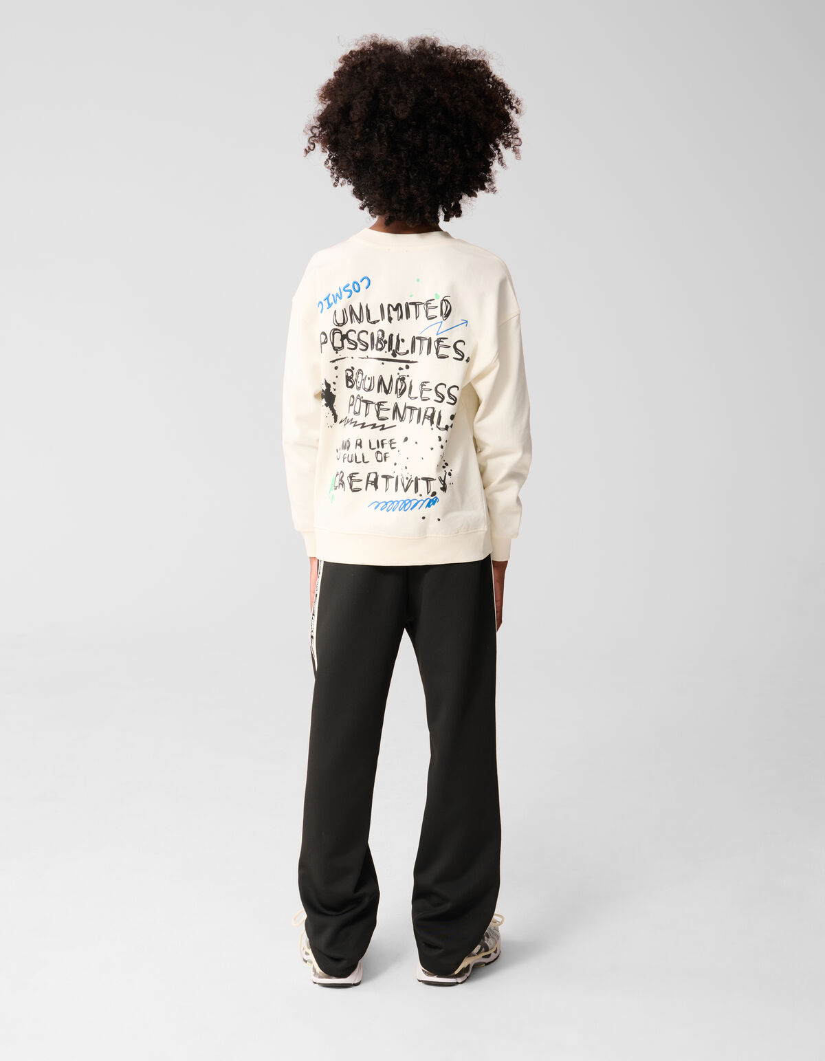 Sportliche Tape-Hose Schwarz SHOEBY BOYS