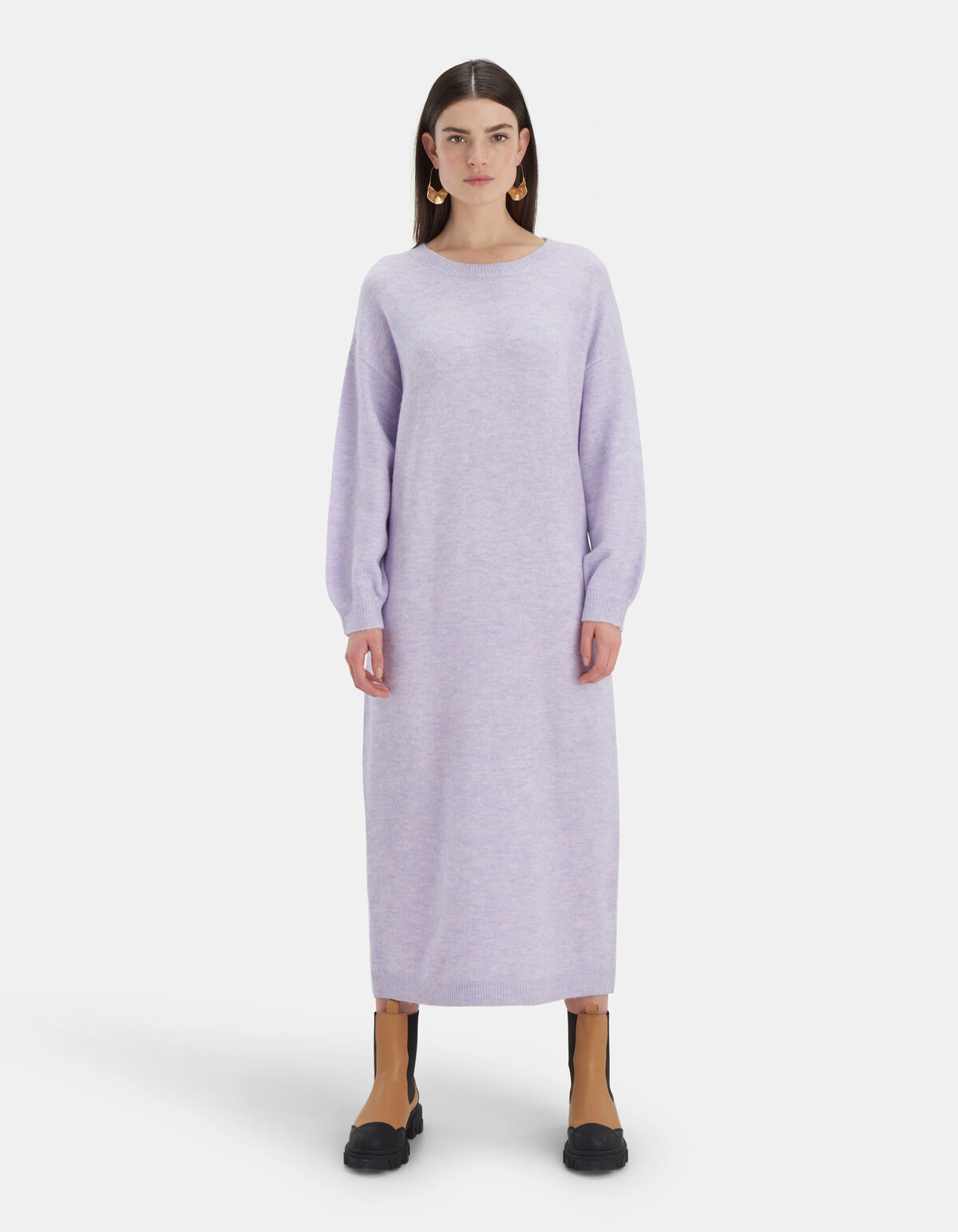 Unifarbenes Strickkleid EKSEPT