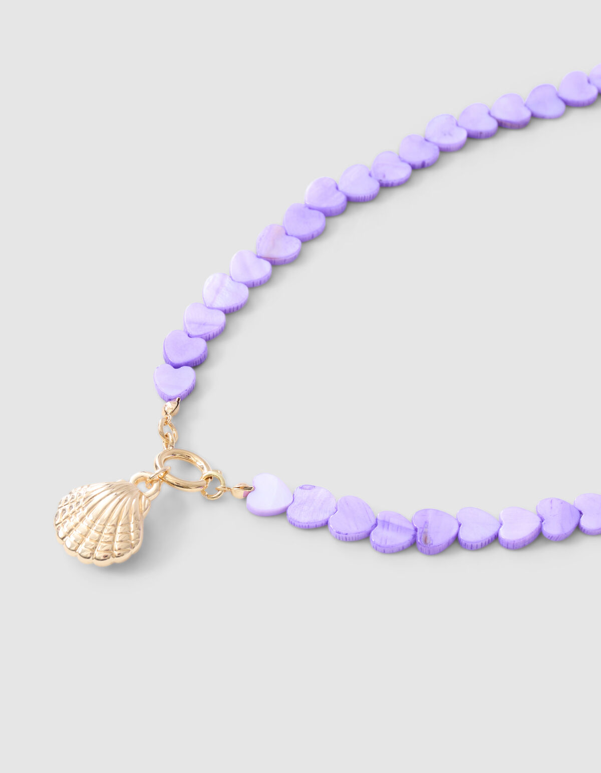 Perle Herz Halskette Lila SHOEBY ACCESSOIRES