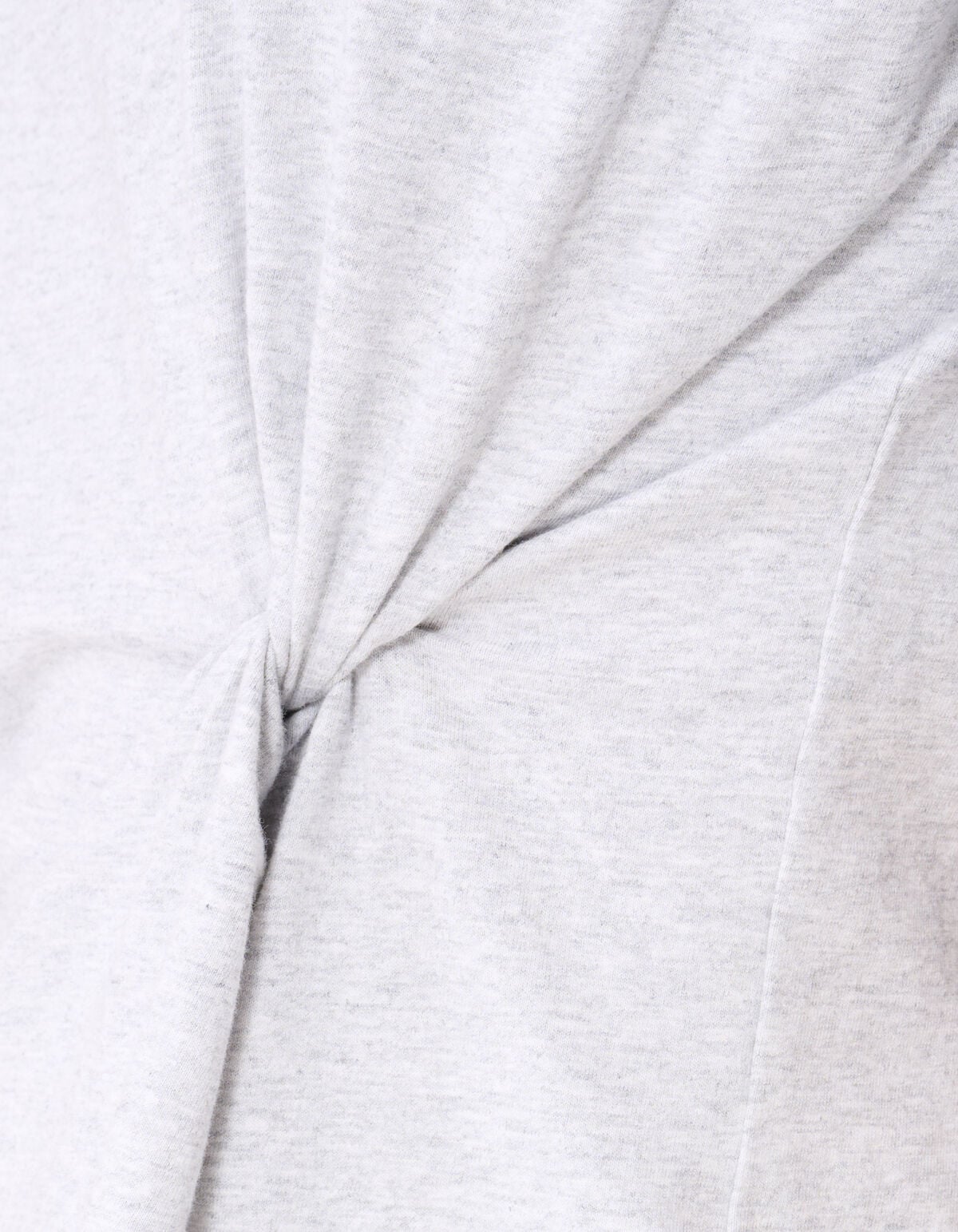 Oversized Knot T-Shirt Hellgrau Von Monica SHOEBY WOMEN