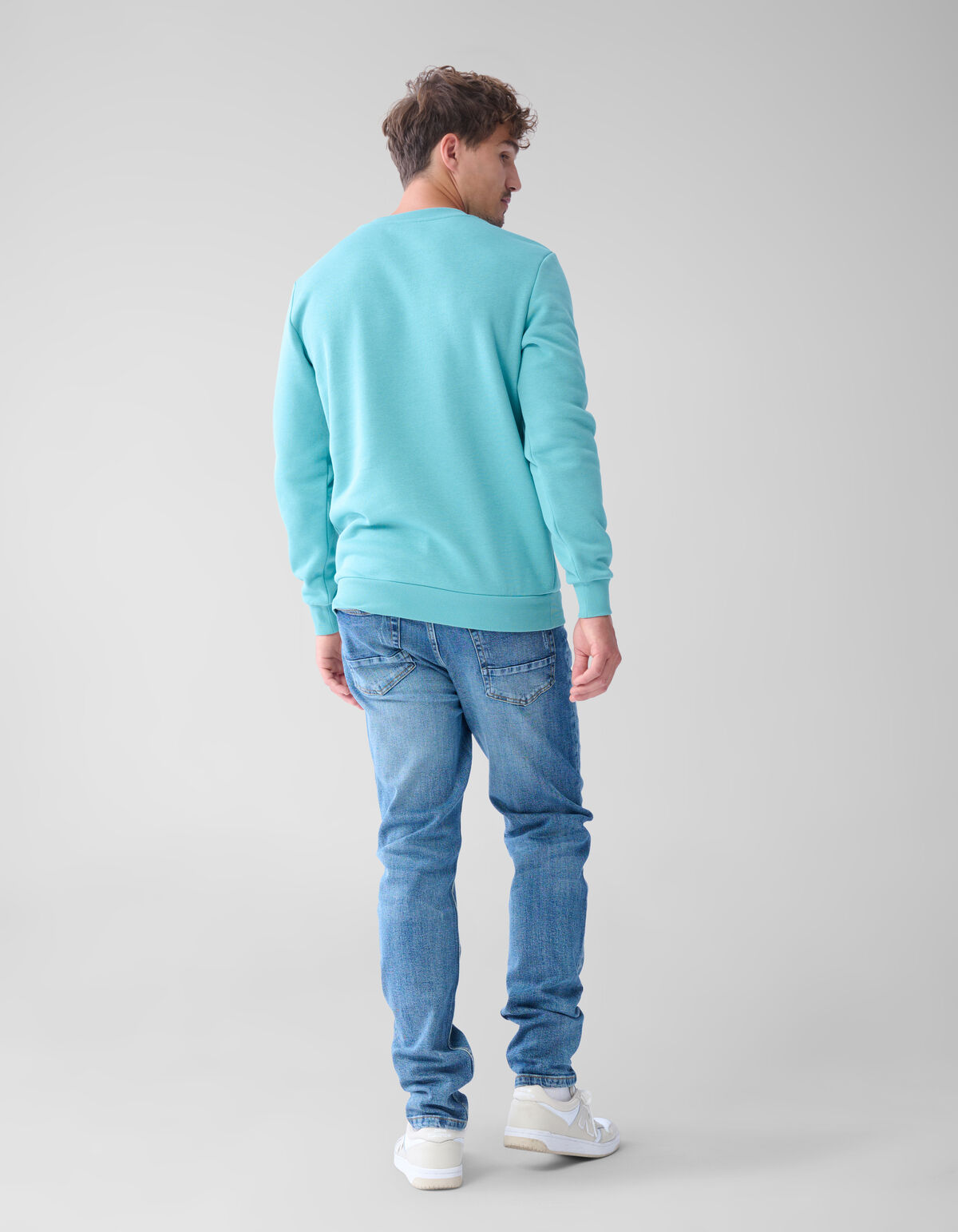Abzeichen-Pullover Hellgr&uuml;n SHOEBY MEN