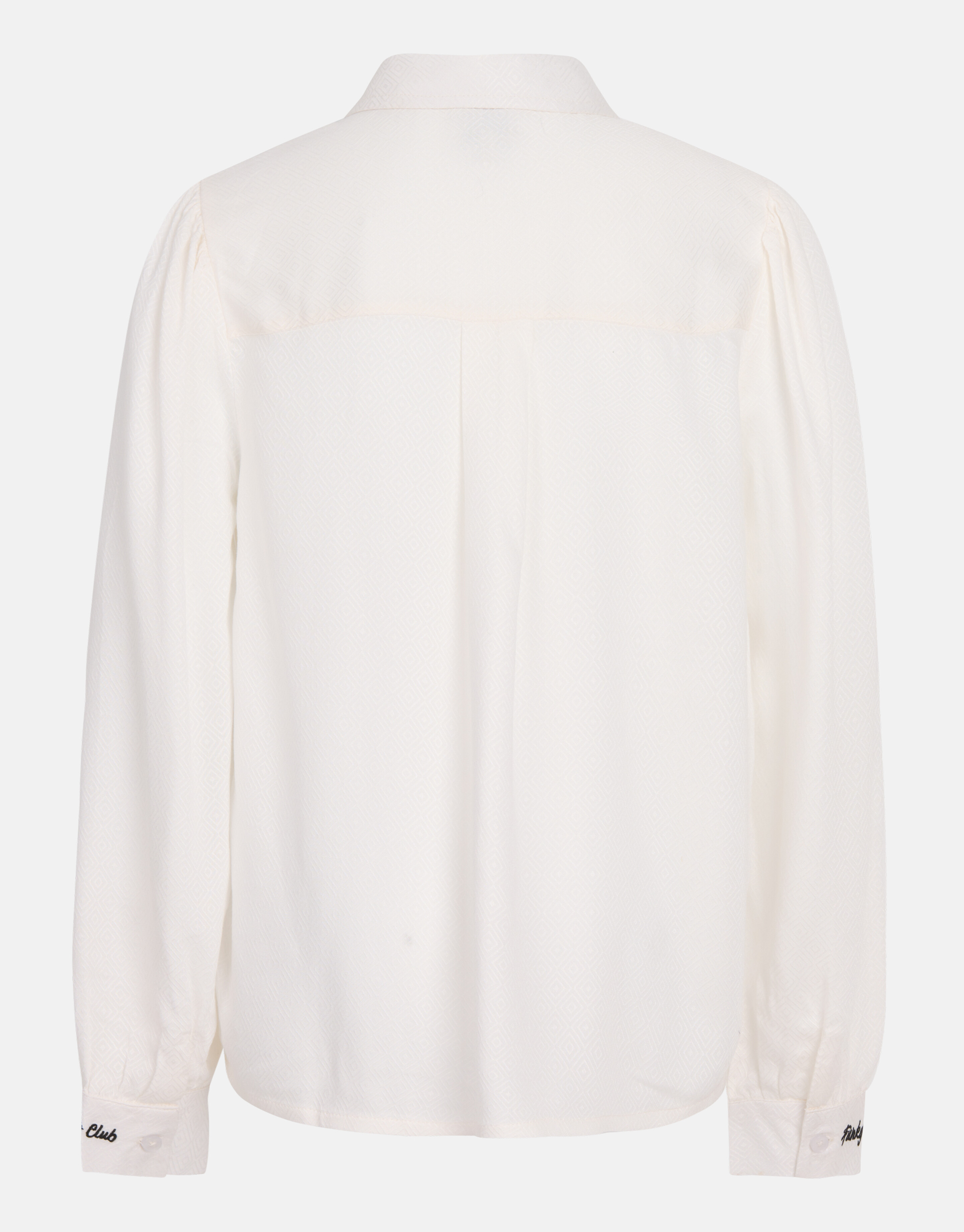 Bluse mit Textstickerei Weiß SHOEBY GIRLS