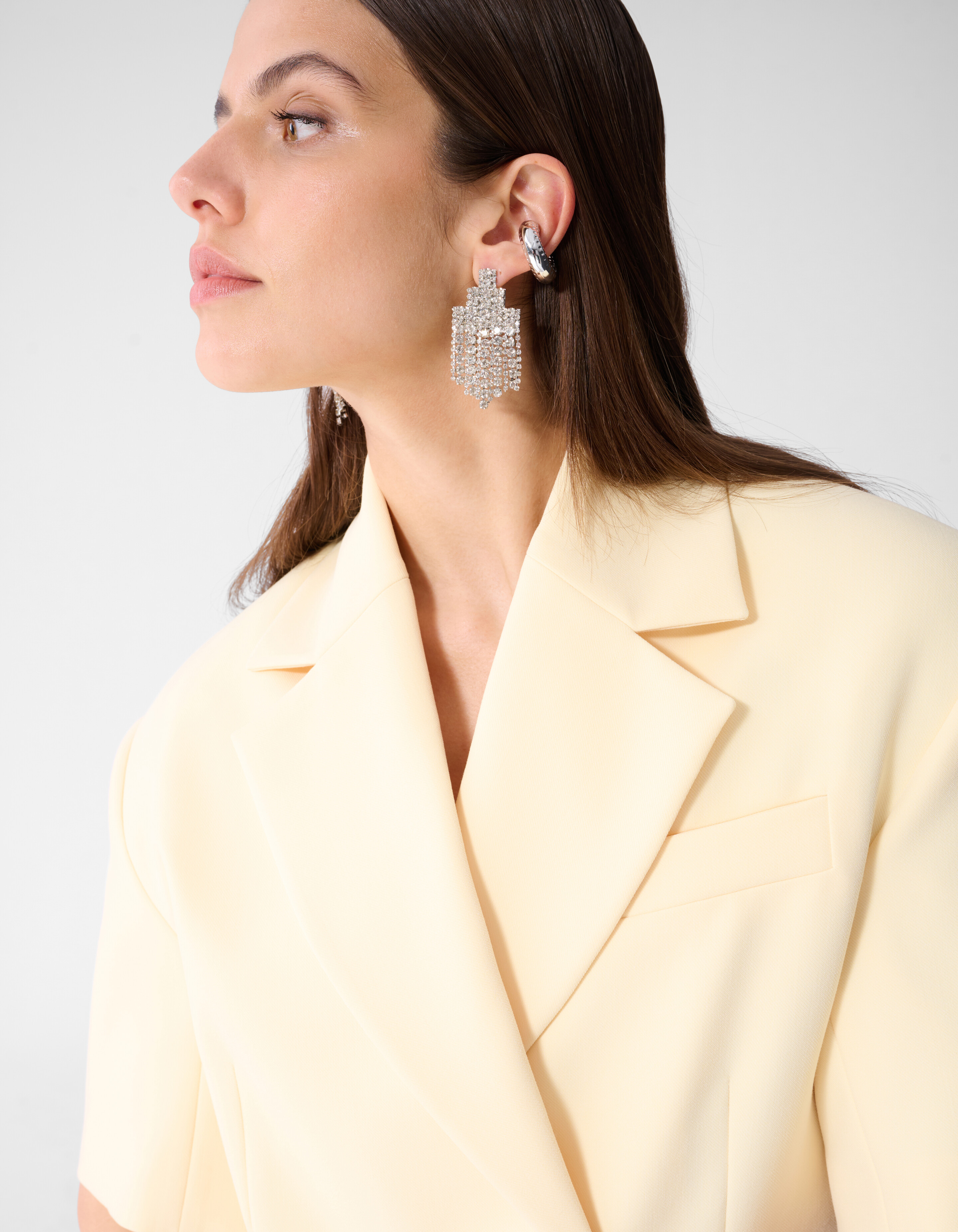 Kurzarmblazer Kleid Hellgelb SHOEBY WOMEN