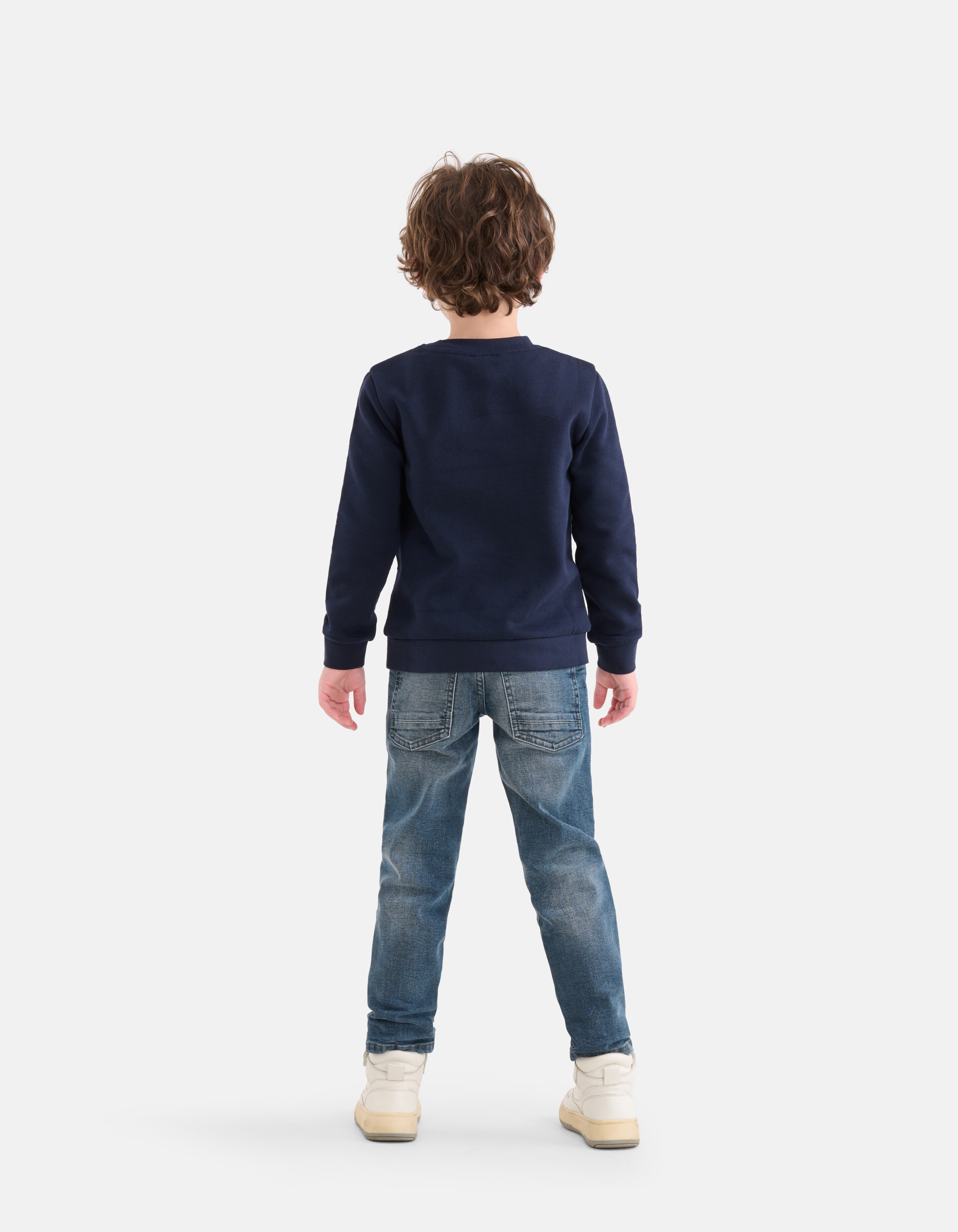 Stickereikunstwerk Pullover Dunkelblau SHOEBY BOYS