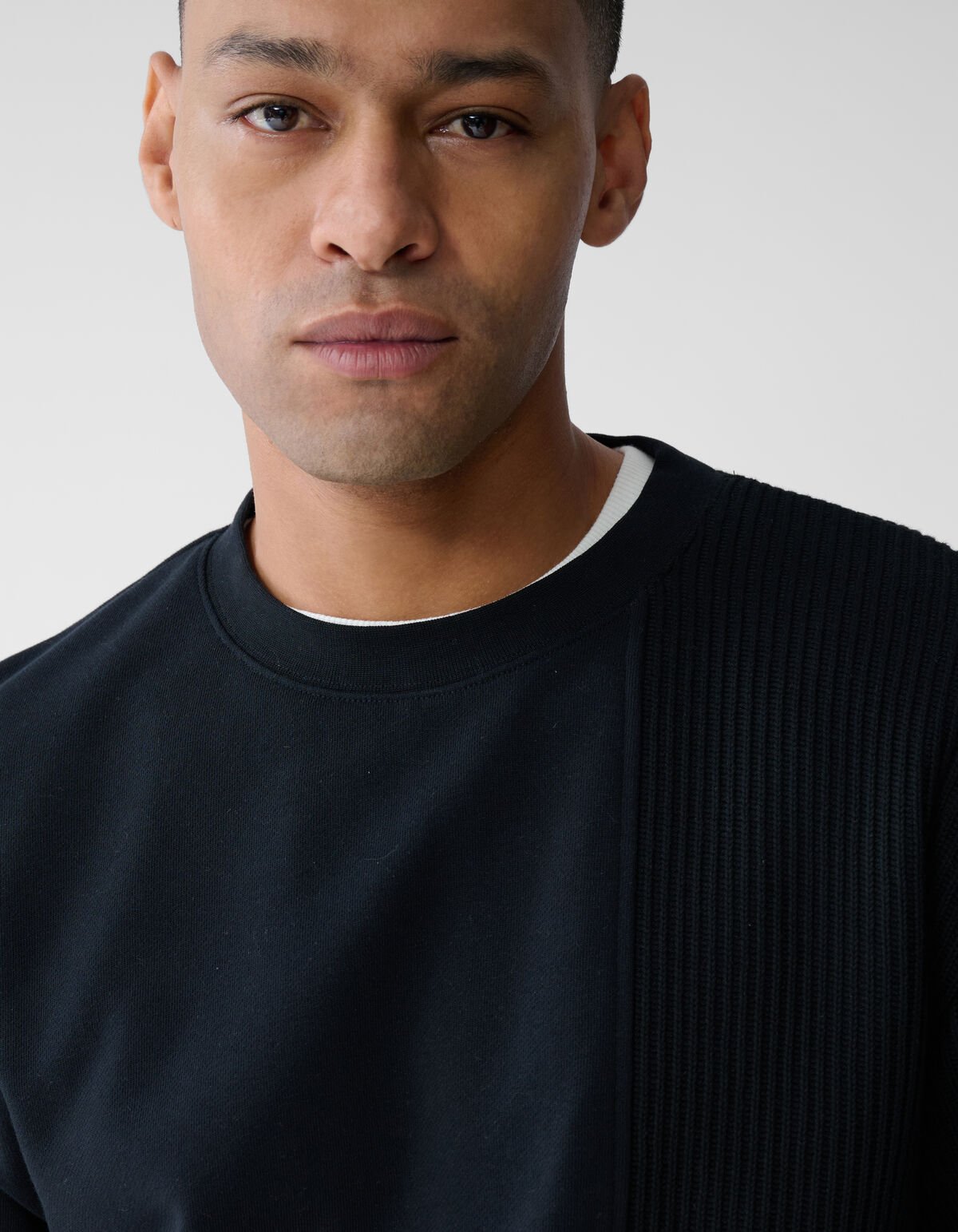 Mixed Sweater Schwarz SHOEBY MEN