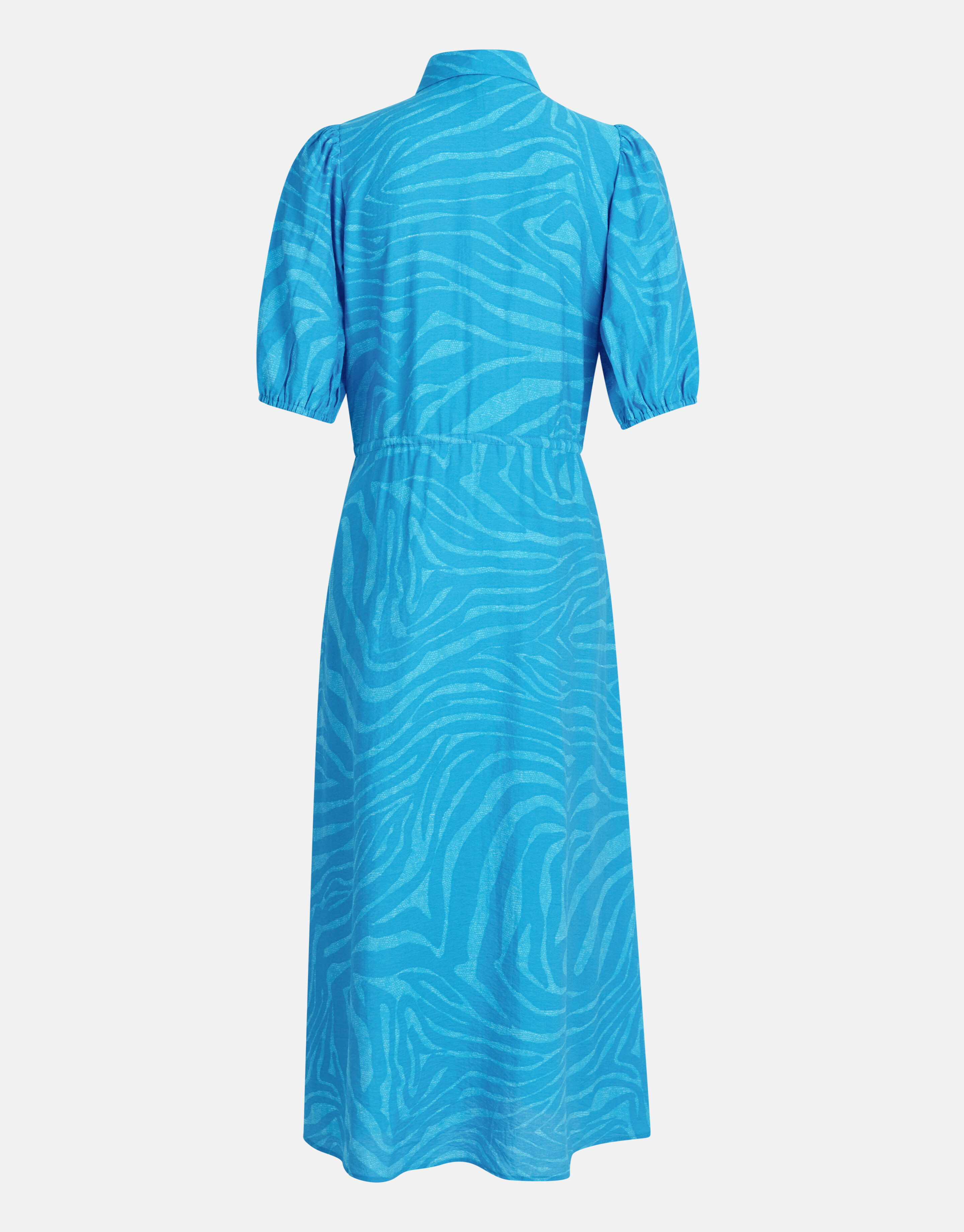 Zebra Print Maxikleid Blau SHOEBY WOMEN