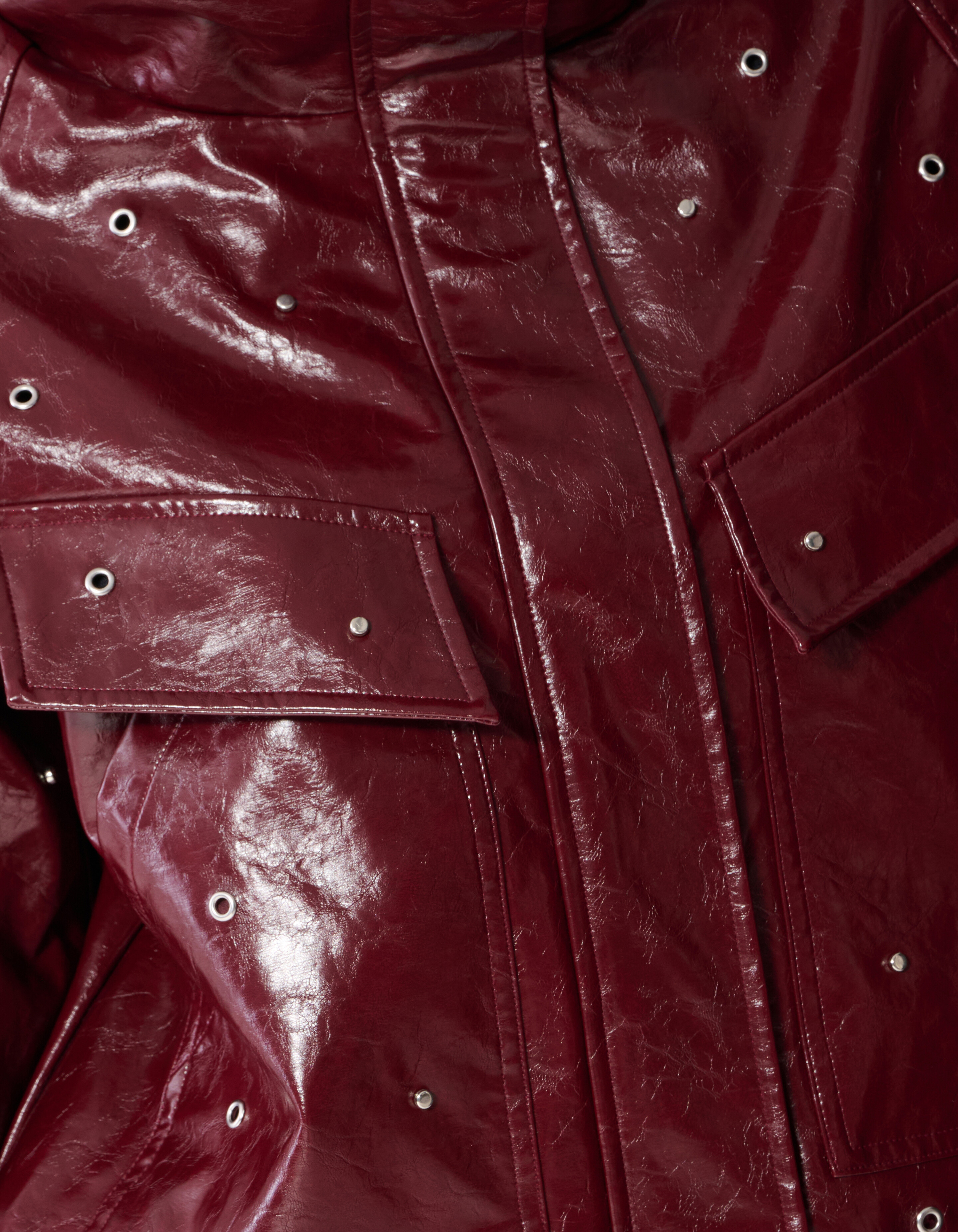 Shiny Funnel Jacke Dunkelrot SHOEBY WOMEN