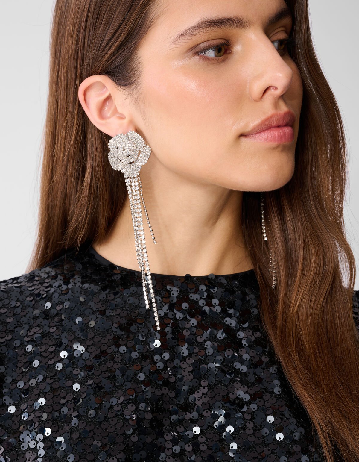 Sequin Mini Dress Black SHOEBY WOMEN